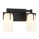 Caldwell Two Light Bathroom Vanity (8-4128-2-BK)
