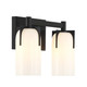 Caldwell Two Light Bathroom Vanity (8-4128-2-BK)