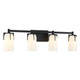 Caldwell Four Light Bathroom Vanity (8-4128-4-BK)