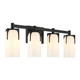 Caldwell Four Light Bathroom Vanity (8-4128-4-BK)