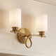 Woodbury Two Light Bath Bar (8-530-2-322)