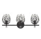 Moreno Three Light Bathroom Vanity (8-6601-3-BK)