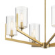 Nye Six Light Chandelier (52314BNB)