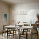 Armand 12 Light Linear Chandelier (52350WH)