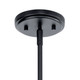 Everett Three Light Chandelier (52377BK)