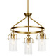 Everett Three Light Chandelier (52377NBR)