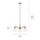 Aivian Three Light Chandelier (52397NI)