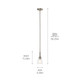Aivian One Light Mini Pendant (52399NI)