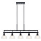 Eastmont Five Light Linear Chandelier (52404BK)