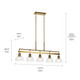 Eastmont Five Light Linear Chandelier (52404BNB)