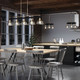Eastmont Five Light Linear Chandelier (52404PN)