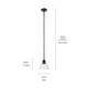 Eastmont One Light Mini Pendant (52405BK)