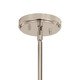 Kimrose Three Light Chandelier (52410PN)