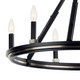 Emmala Six Light Chandelier (52420BK)