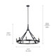 Emmala Ten Light Chandelier (52421BK)
