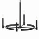 Tolani Four Light Chandelier (52426BK)