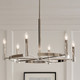 Tolani Six Light Chandelier (52427PN)