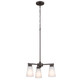 Stamos Three Light Chandelier (52435OZ)