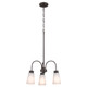 Erma Three Light Chandelier (52442OZ)