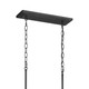 Vetivene Eight Light Linear Chandelier (52453BKT)