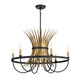 Kichler - 52458BK - Six Light Chandelier - Baile - Black