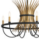 Baile Six Light Chandelier (52458BK)