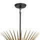 Baile Six Light Chandelier (52458BK)
