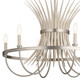 Baile Six Light Chandelier (52458NI)