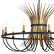 Baile Ten Light Chandelier (52459BK)