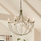 Topiary Six Light Chandelier (52462CHZ)