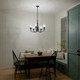 Melis Five Light Chandelier (52468BK)