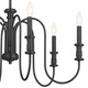 Karthe Six Light Chandelier (52470BK)