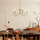 Karthe Six Light Chandelier (52470NBR)
