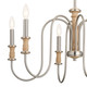 Karthe Six Light Chandelier (52470NI)