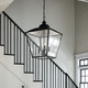 Dame Four Light Foyer Pendant (52475BKT)