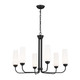 Kichler - 52480BK - Six Light Chandelier - Truby - Black