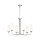 Kichler - 52480PN - Six Light Chandelier - Truby - Polished Nickel