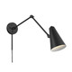 Sylvia One Light Wall Sconce (52486BKB)