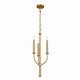 Kichler - 52496BNB - Three Light Mini Chandelier - Florence - Brushed Natural Brass