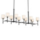 Ali Ten Light Linear Chandelier (52503BK)