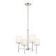 Kichler - 52504PN - Four Light Chandelier - Ali - Polished Nickel