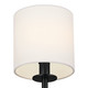 Ali One Light Wall Sconce (52505BK)