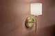 Ali One Light Wall Sconce (52505BNB)