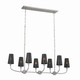 Kichler - 52510CLP - Eight Light Linear Chandelier - Adeena - Classic Pewter