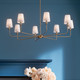 Pallas Eight Light Chandelier (52517BNB)