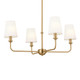 Pallas Four Light Chandelier (52520BNB)