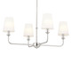 Pallas Four Light Chandelier (52520PN)