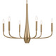 Deela Six Light Chandelier (52525CPZ)
