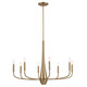 Kichler - 52526CPZ - Eight Light Chandelier - Deela - Champagne Bronze