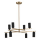 Gala LED Chandelier (52532CPZBK)
